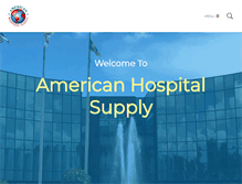 Tablet Screenshot of americanhospitalsupply.com